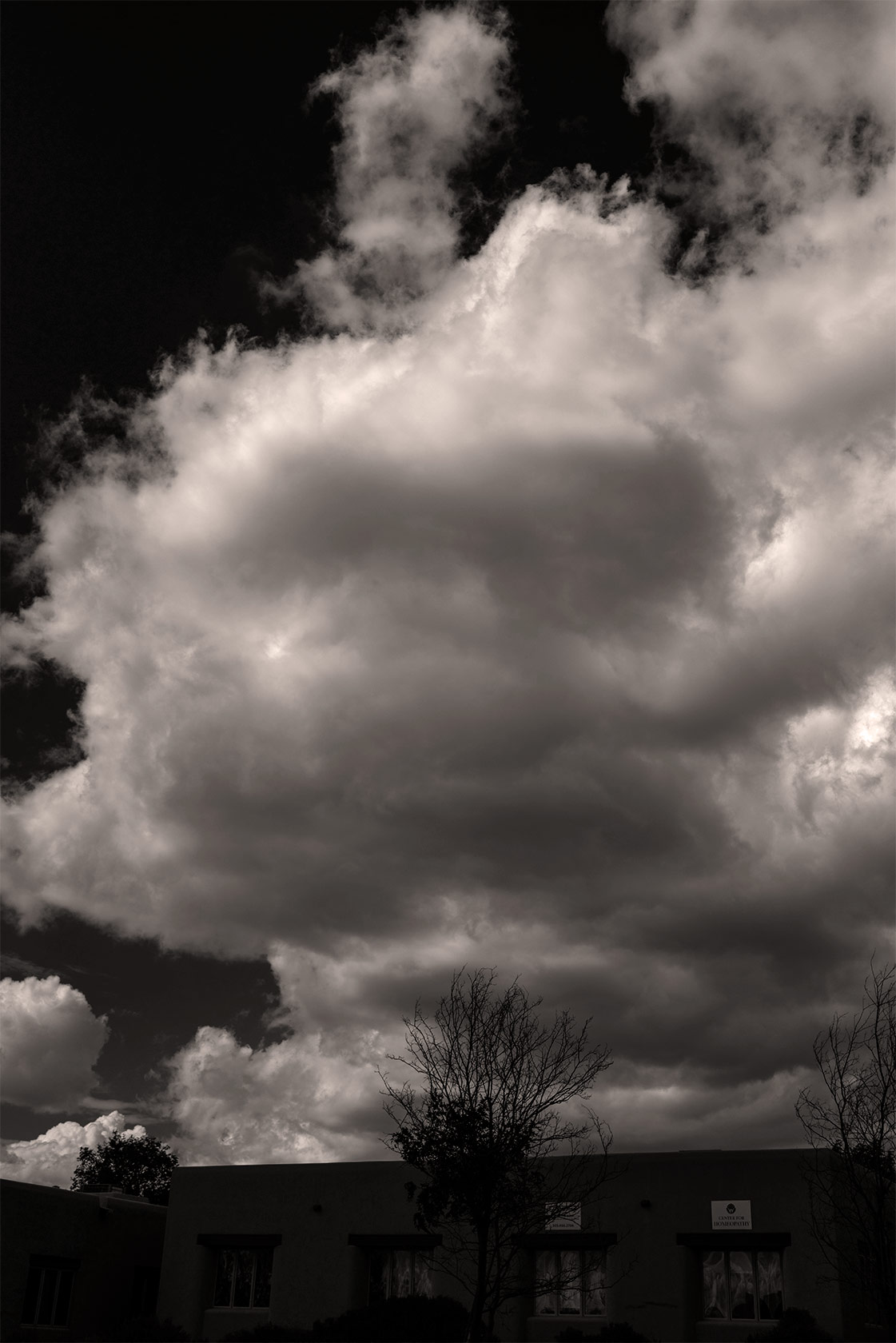 Ominous clouds Santa Fe New Mexico