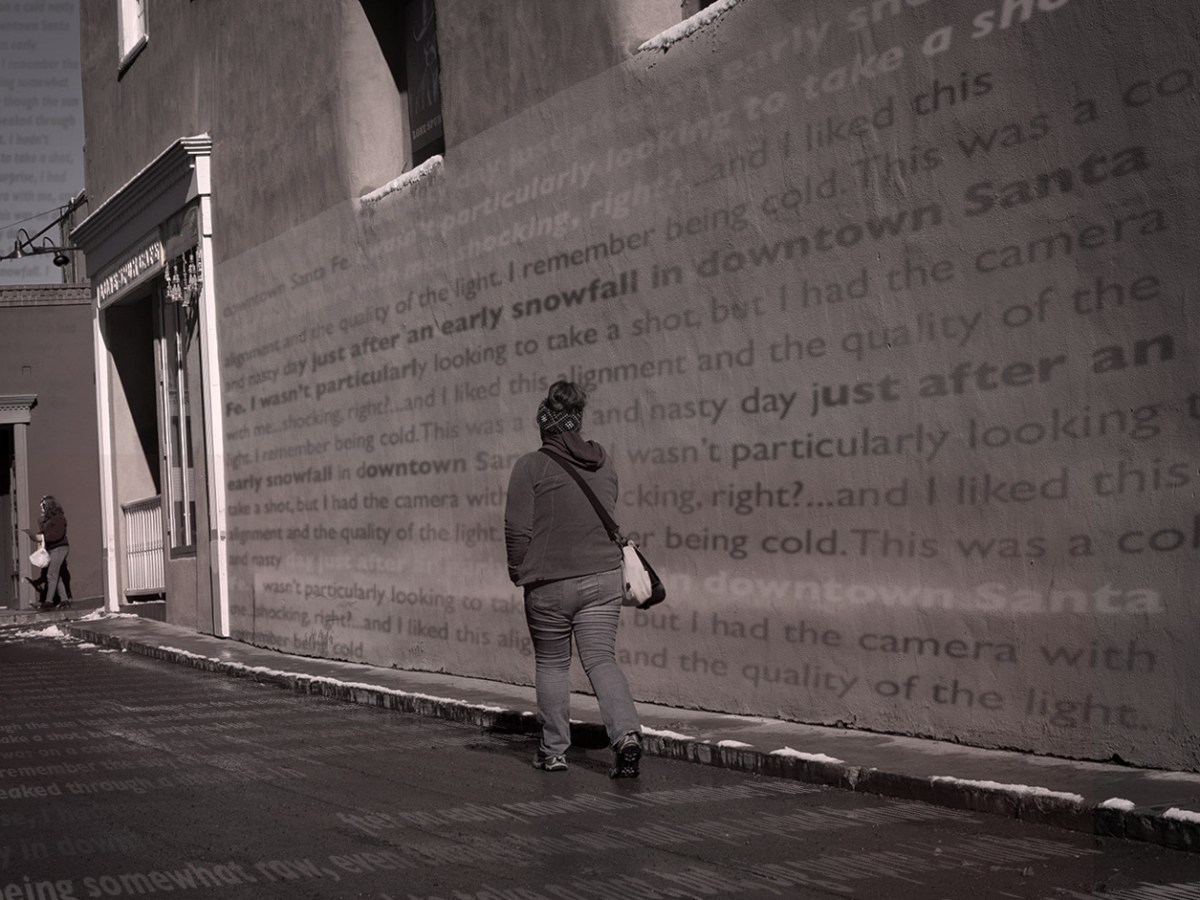 Text and Image: The Cold Streets of Santa&nbsp;Fe